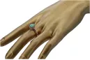 Кольцо Винтаж изделия Изумруд Оригинальное винтажное розовое золото 14 карат vrc157r